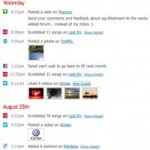 Lifestreaming su WordPress