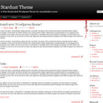Stardust v1.0, il mio tema accessibile per WordPress