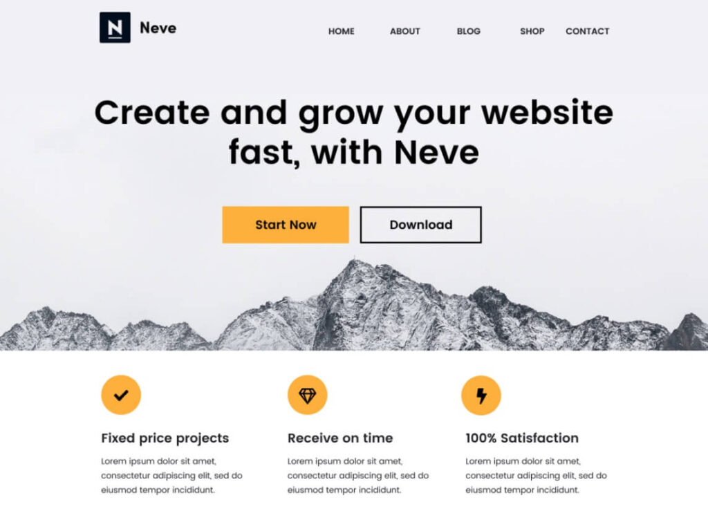 Neve - Temi WordPress gratis